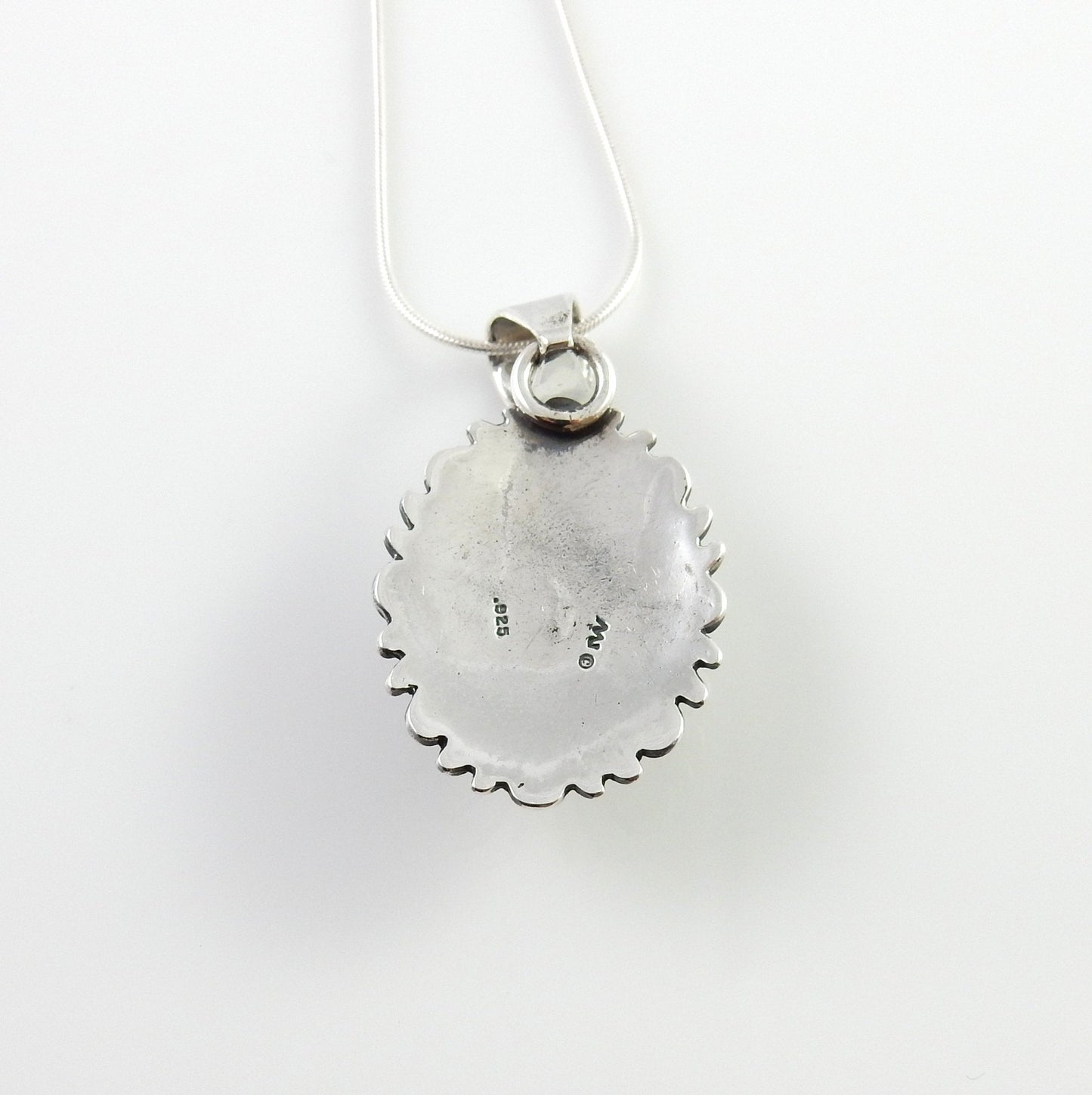 Sterling Silver Blue Topaz Handmade Pendant, Beautiful silver topaz drop pendant, topaz designer silver drop pendant with chain - DeSantis