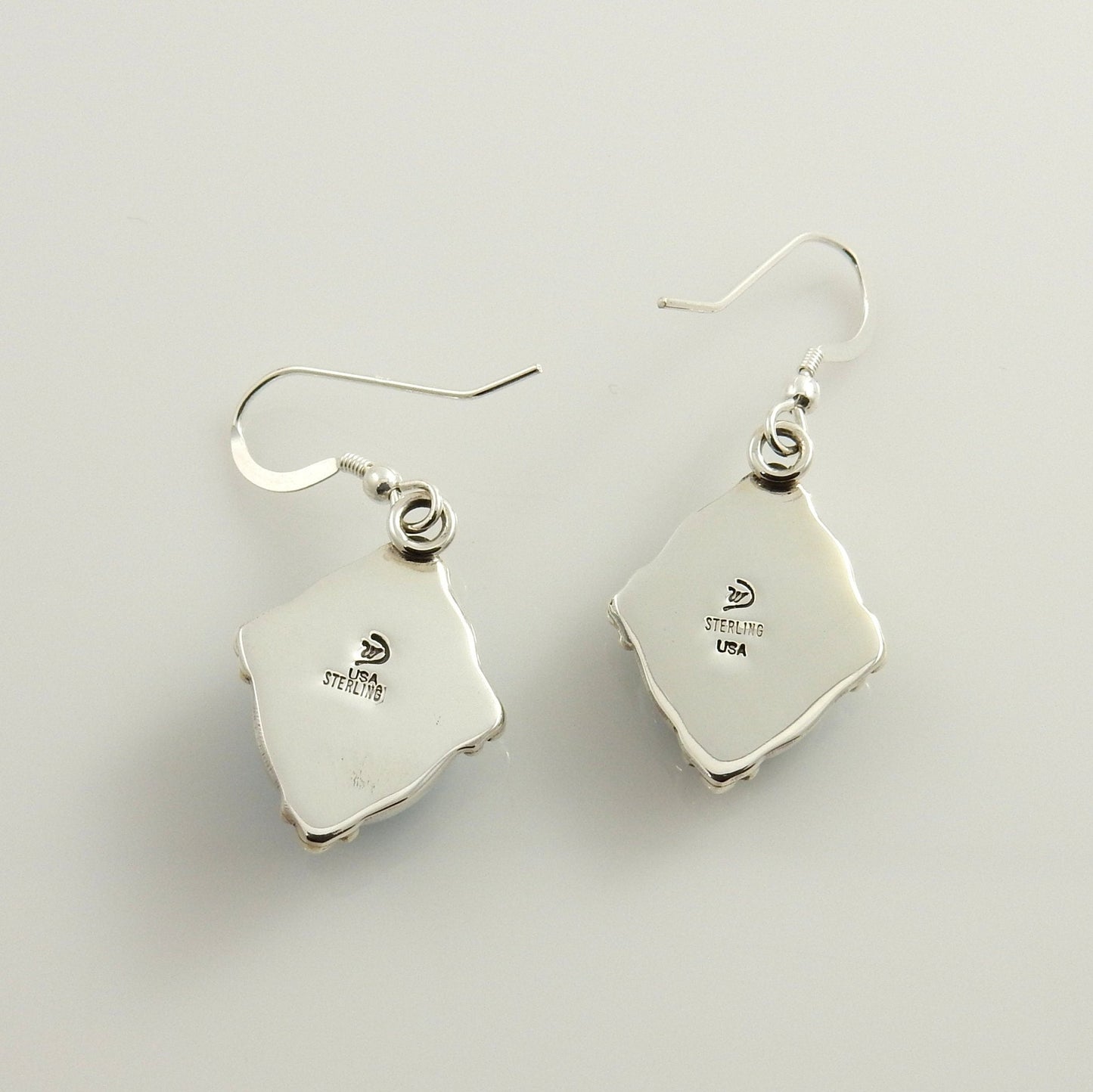 Sterling SIlver Sleeping Beauty Turquoise Earrings - DeSantis