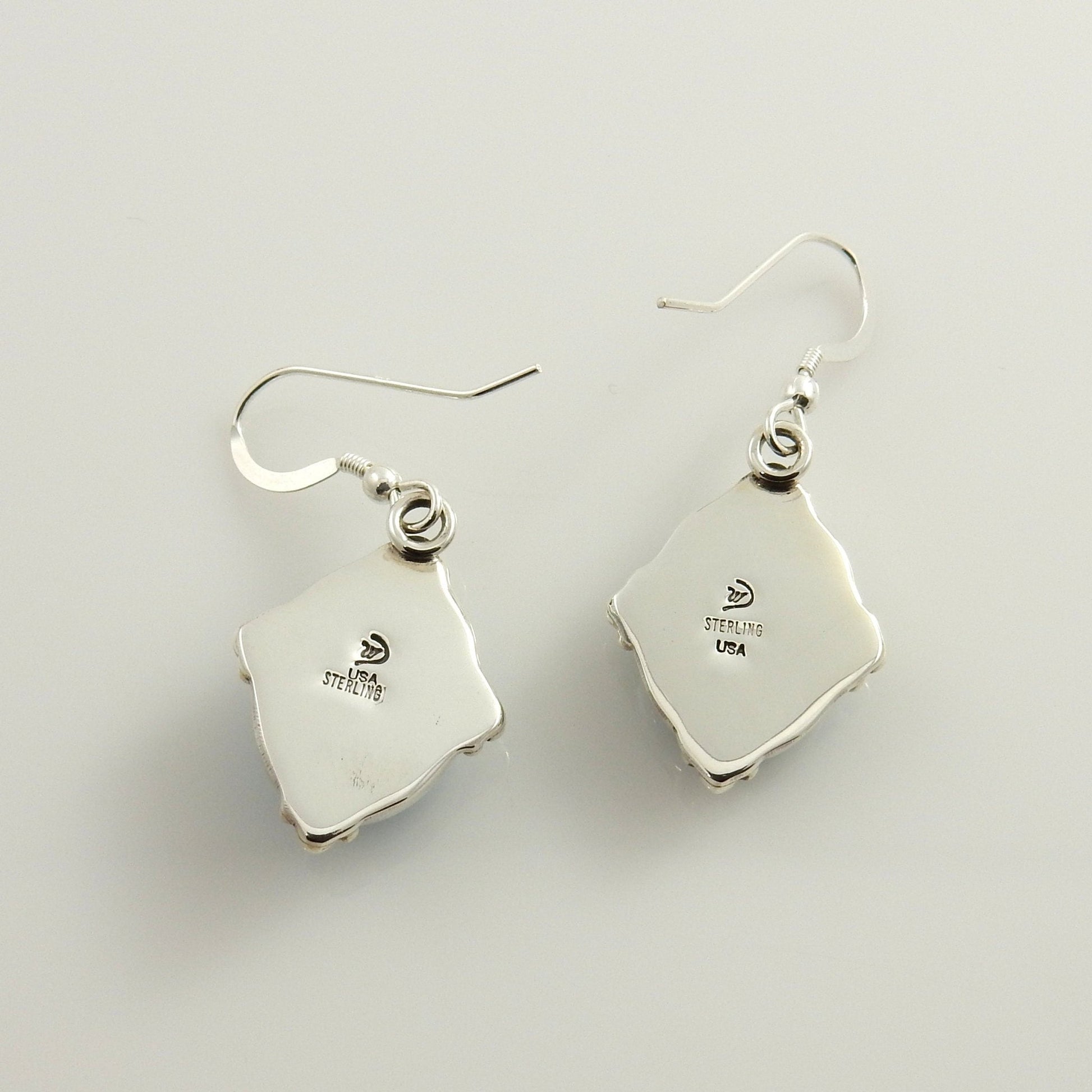 Sterling SIlver Sleeping Beauty Turquoise Earrings - DeSantis