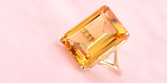 Citrine Rings with Opal-Inspired Sophistication