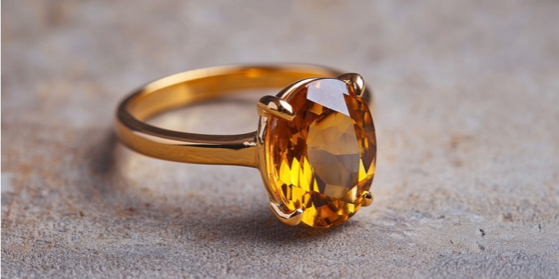 Citrine Jewelry Ring – A Radiant Expression of Everyday Elegance
