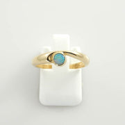 14kt Gold Australian Opal Inlay Ring - DeSantis