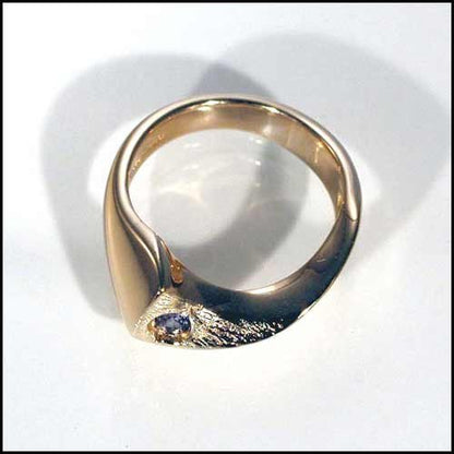 14kt Yellow Gold Tanzanite Ring Size 5.5 - DeSantis