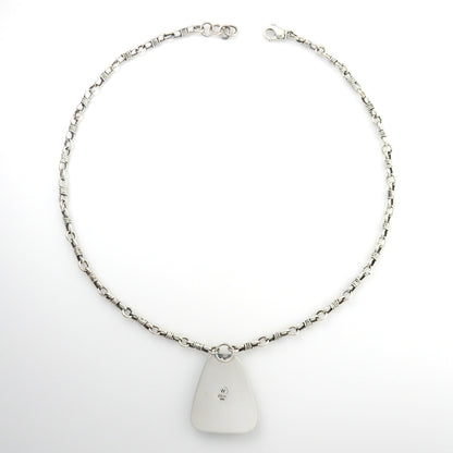 18" Inch Handmade Sterling Silver Chrysocolla Adjustable Necklace - DeSantis