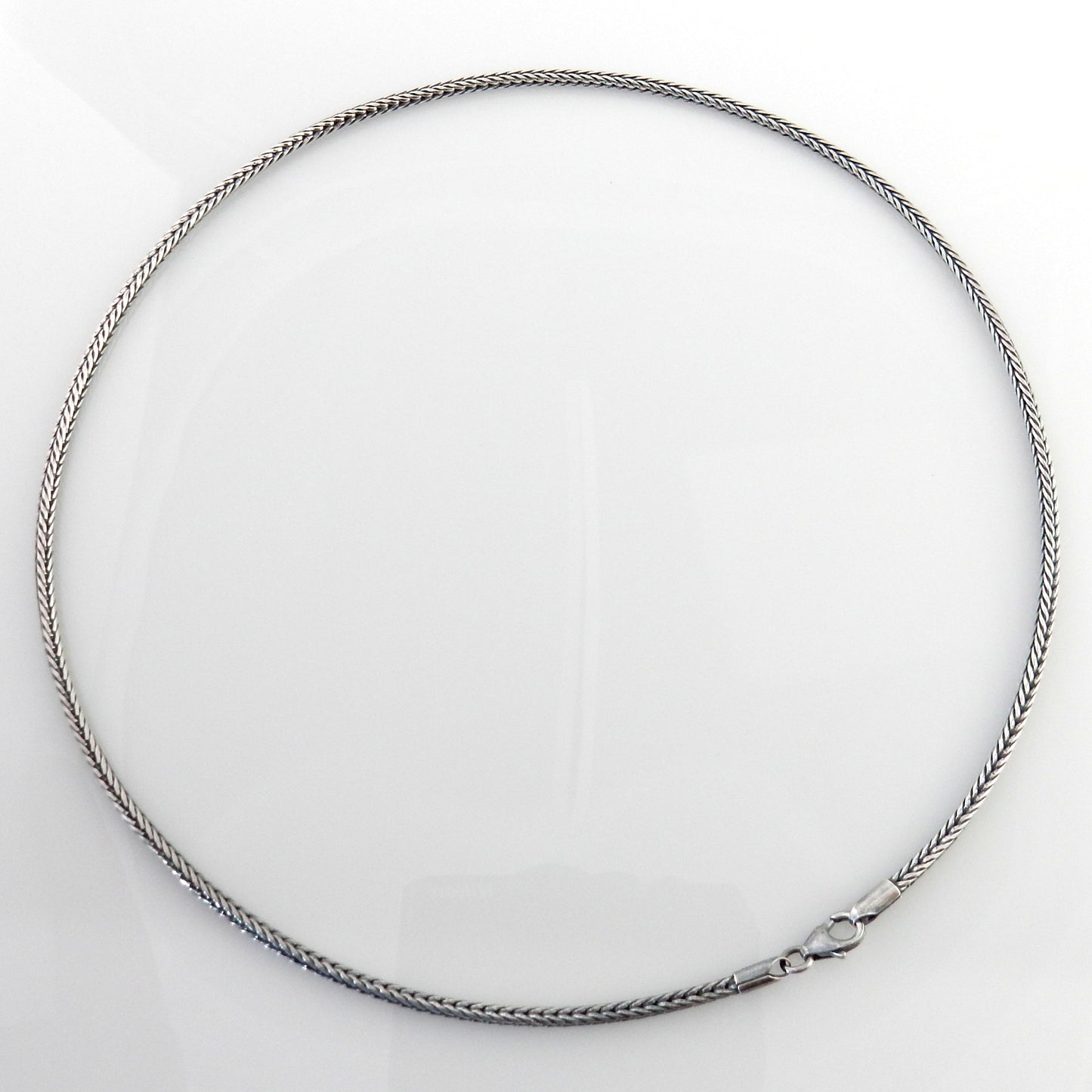 2.5mm Sterling Silver Foxtail Chain