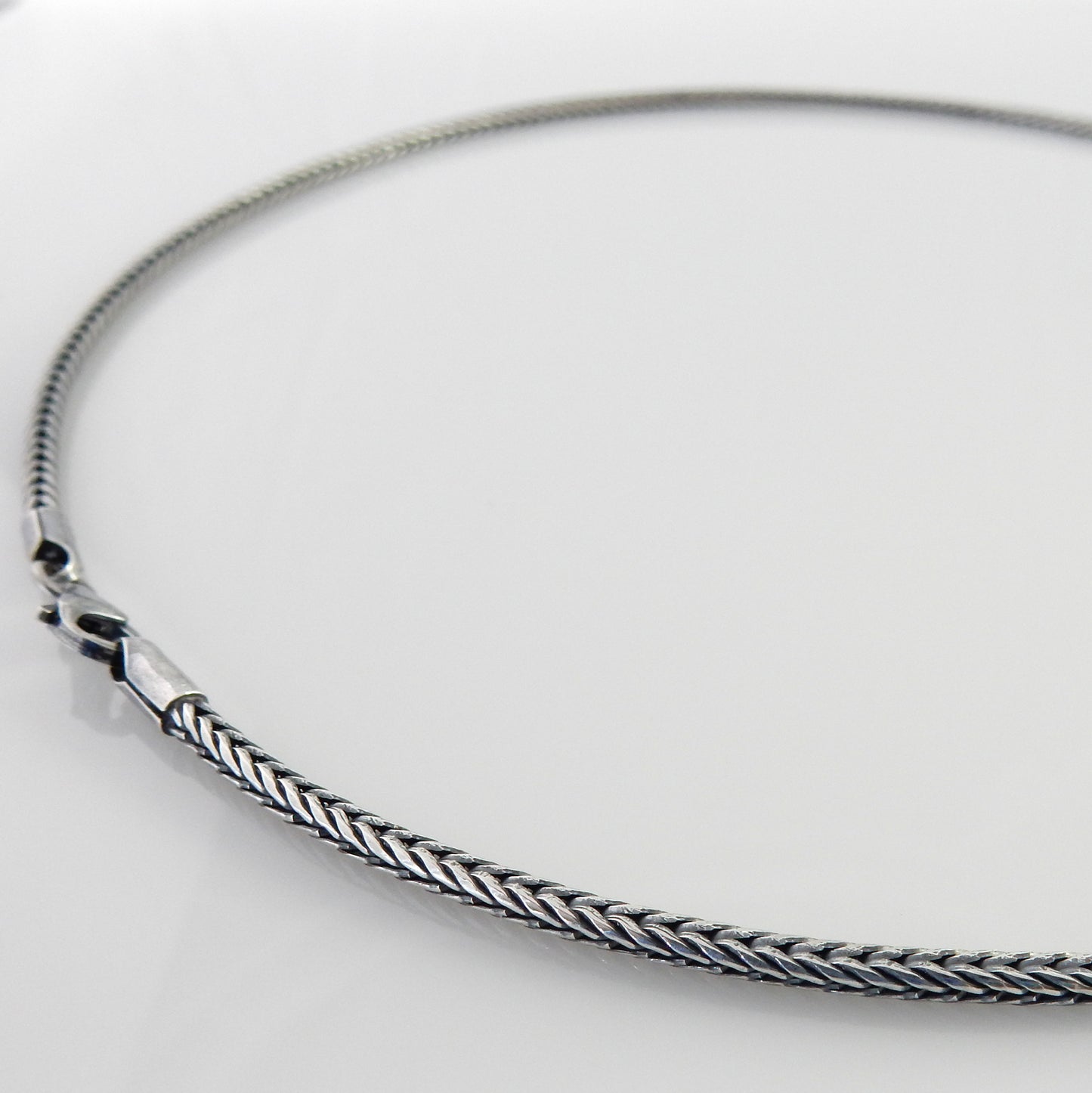 2.5mm Sterling Silver Foxtail Chain