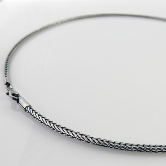 2.5mm Sterling Silver Foxtail Chain