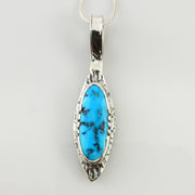 Sterling Silver Kingman Turquoise Pendant