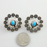 Sterling Silver Southwestern Turquoise Post Earrings