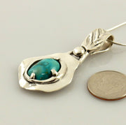 Sterling Silver Royston Turquoise Pendant