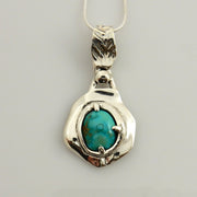 Sterling Silver Royston Turquoise Pendant