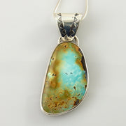 Sterling Silver Carico Lake Turquoise Pendant