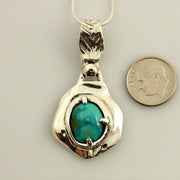 Sterling Silver Royston Turquoise Pendant