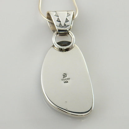 Sterling Silver Carico Lake Turquoise Pendant