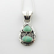 Sterling Silver Royston Turquoise Pendant