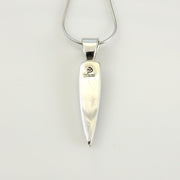 Sterling Silver Multi-stone Inlay Drop Pendant