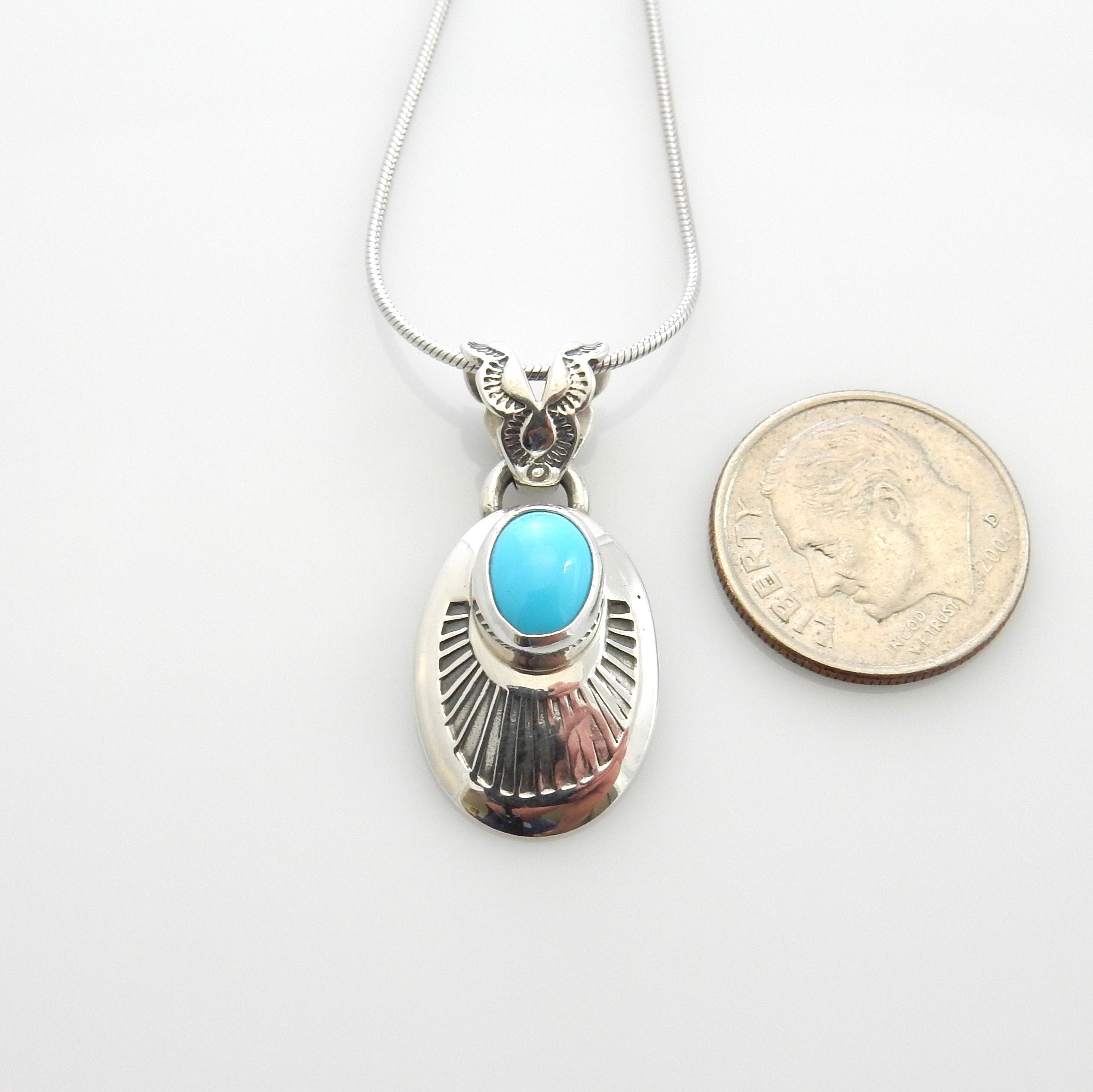 Silver turquoise pendant, turquoise sterling silver pendant, sleeping beauty turquoise pendant, unique 925 silver turquoise drop pendant