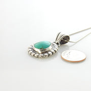 Sterling Silver Handmade Royston Turquoise Pendant