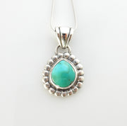 Sterling Silver Handmade Royston Turquoise Pendant