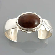 Mahogany Obsidian Sterling Silver Cuff Bracelet - DeSantis