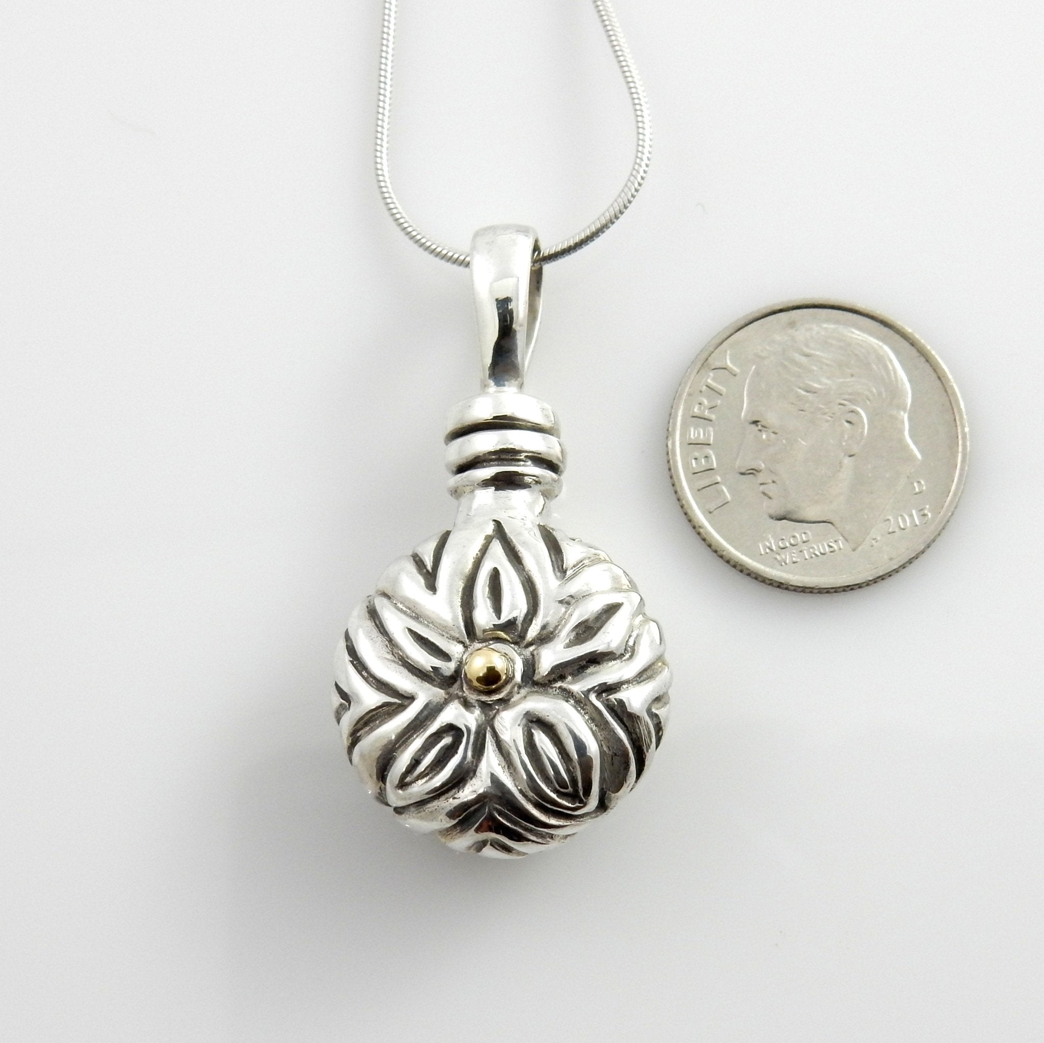 Silver Handcrafted Urn Pendant - DeSantis