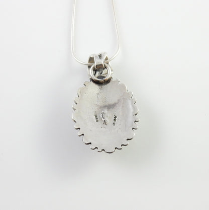 Sterling Silver Blue Topaz Handmade Pendant, Beautiful silver topaz drop pendant, topaz designer silver .925 drop pendant with chain - DeSantis