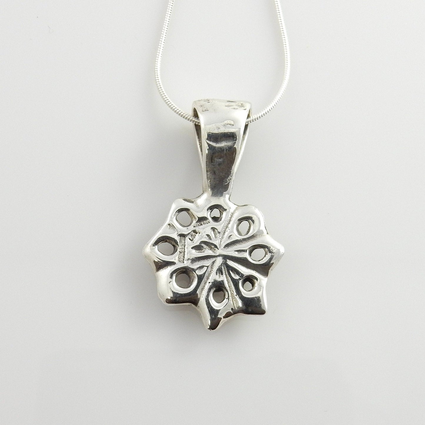 Sterling Silver Blue Turquoise Pendant - DeSantis