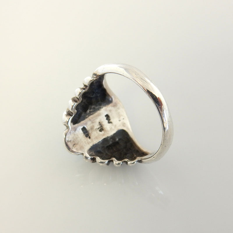 Sterling Silver Blue Turquoise Ring Size 6.75 - DeSantis