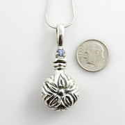 Sterling Silver Handcrafted Tanzanite Urn Pendant - DeSantis