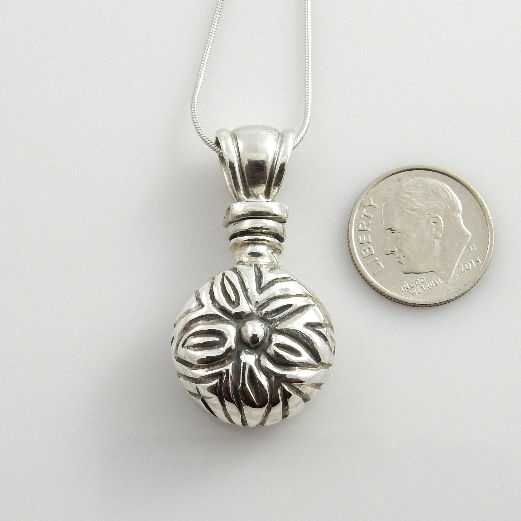 Sterling Silver Handcrafted Urn Pendant - DeSantis