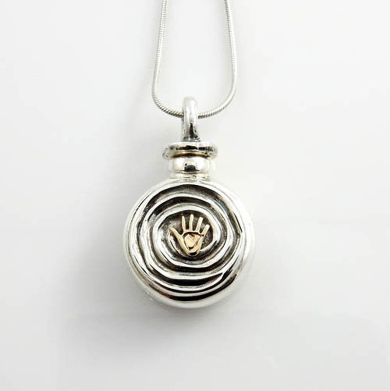 Sterling Silver Handcrafted Urn Pendant - DeSantis