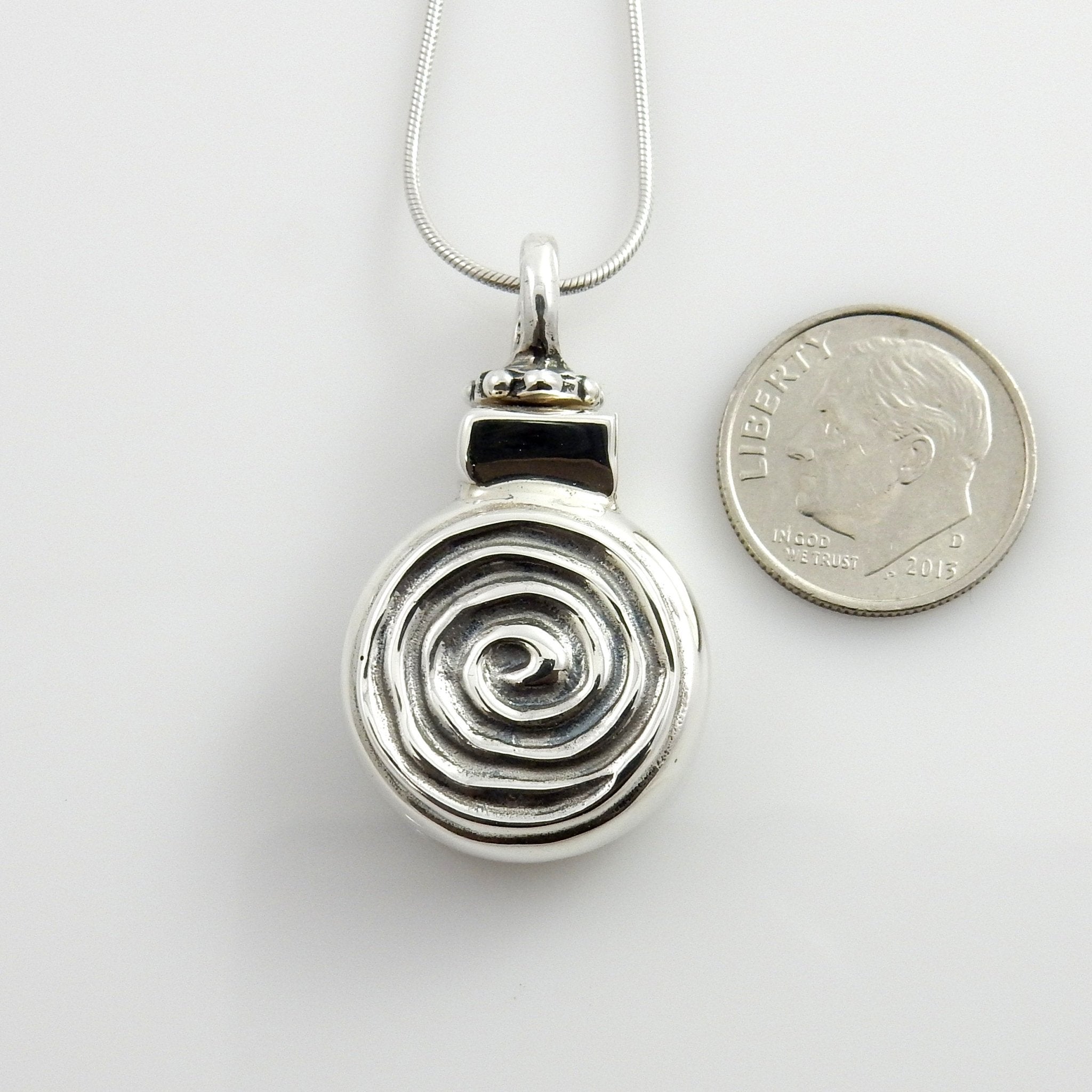 Sterling Silver Handcrafted Urn Pendant - DeSantis