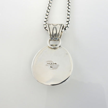 Sterling Silver Handmade Fox Turquoise Pendant - DeSantis