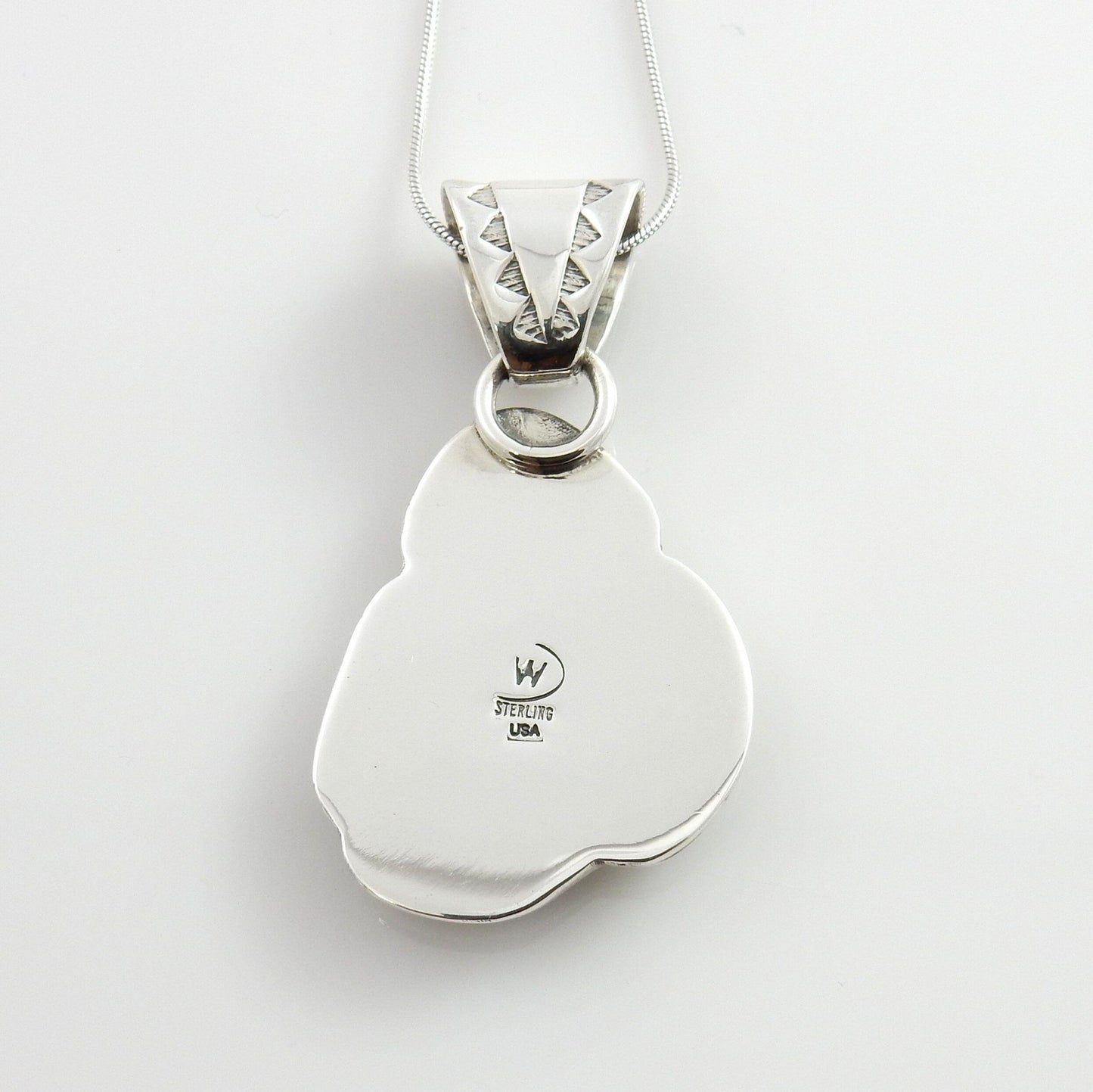 Sterling Silver McGinnis Turquoise Pendant - DeSantis