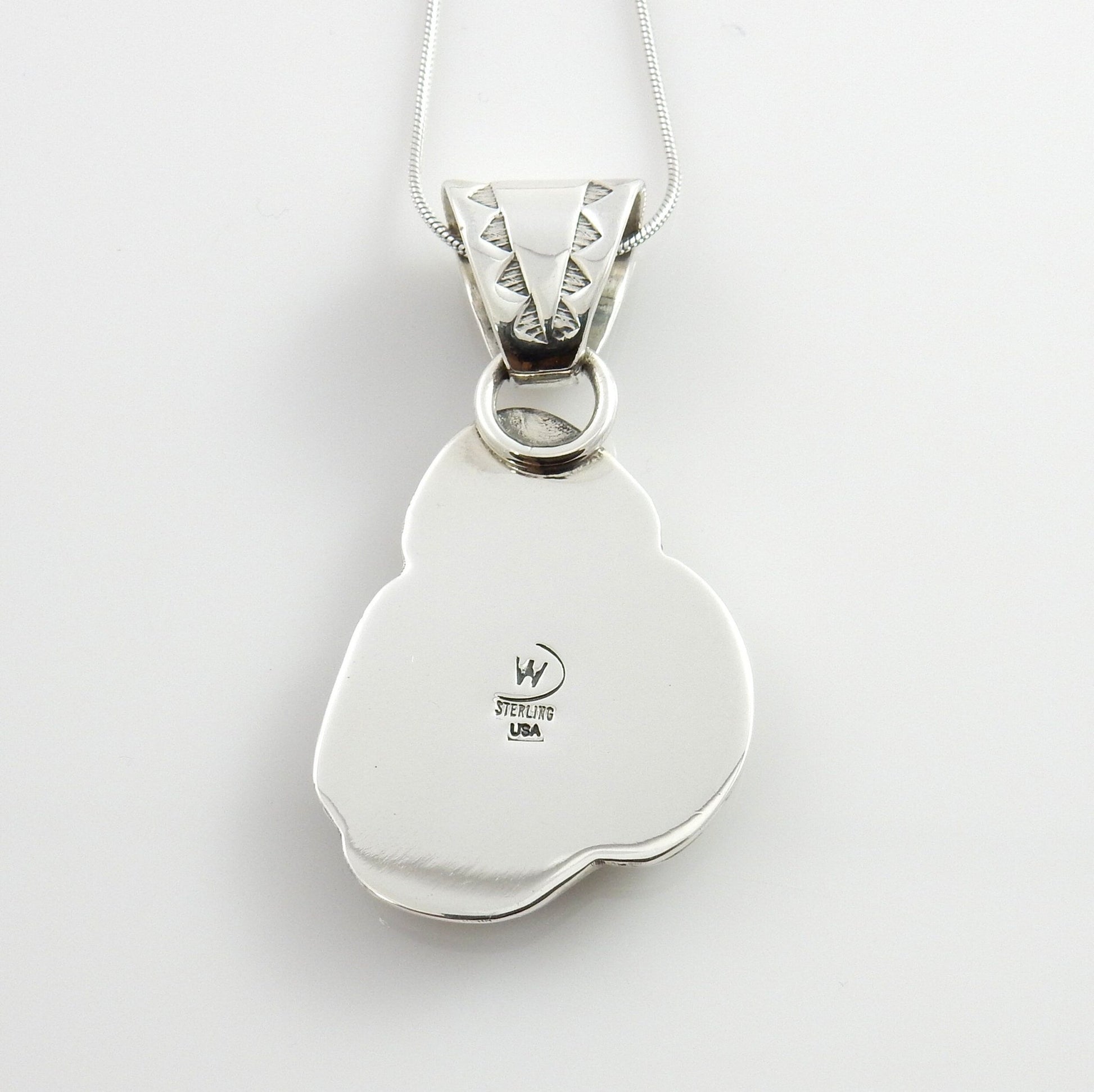 Sterling Silver McGinnis Turquoise Pendant - DeSantis