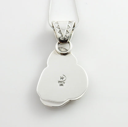 Sterling Silver McGinnis Turquoise Pendant - DeSantis