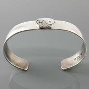 Sterling Silver Modern Yin Yang Cuff Bracelet - DeSantis