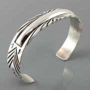 Sterling Silver Southwestern Cuff Bracelet - DeSantis