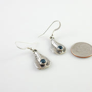 Sterling Silver Topaz Teardrop Earrings - DeSantis