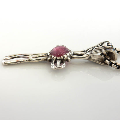 Sterling Silver Tourmaline Cross Pendant - DeSantis