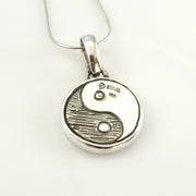 Sterling SIlver Turquoise Howlite Inlay Yin Yang Pendant - DeSantis