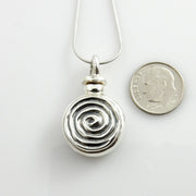 Sterling Silver Unique Handcrafted Urn Pendant - DeSantis