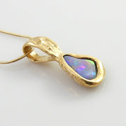 Unique 14kt Gold Rare Natural Opal Pendant - DeSantis