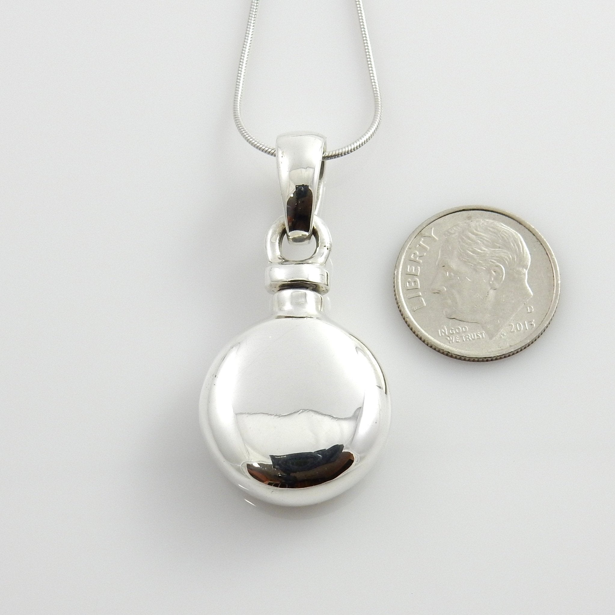 Unique Sterling Silver Handcrafted Urn Pendant - DeSantis