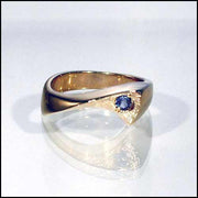 14kt gold tanzanite ring
